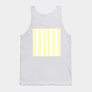 Imperfect stripes yellow and white Tank Top